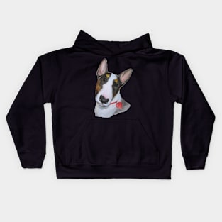 Bull Terrier Rebel Kids Hoodie